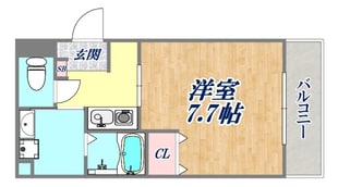 タウンコート門戸の物件間取画像